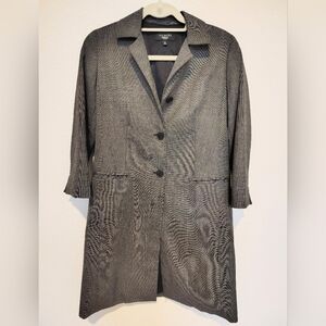 Talbot's Black Long Coat